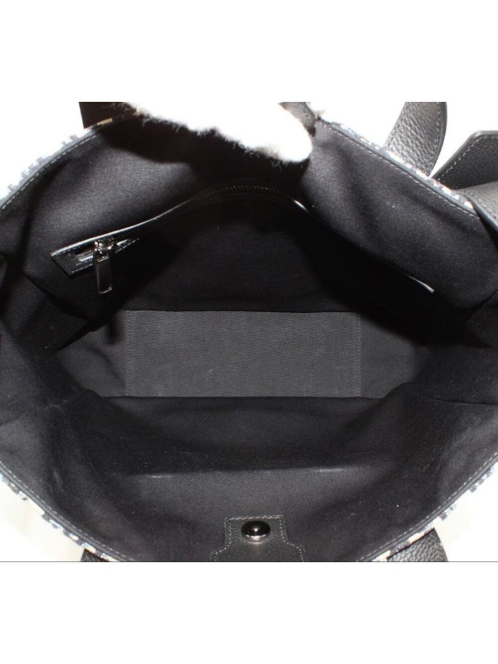 Dior Oblique Saddle Tote Navy - Picture 9 of 10